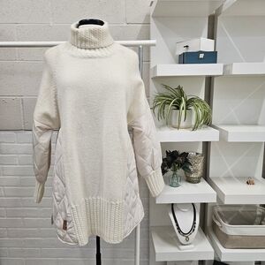 Sweater With Quilt Panel